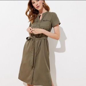 Loft Utility Shirt Dress